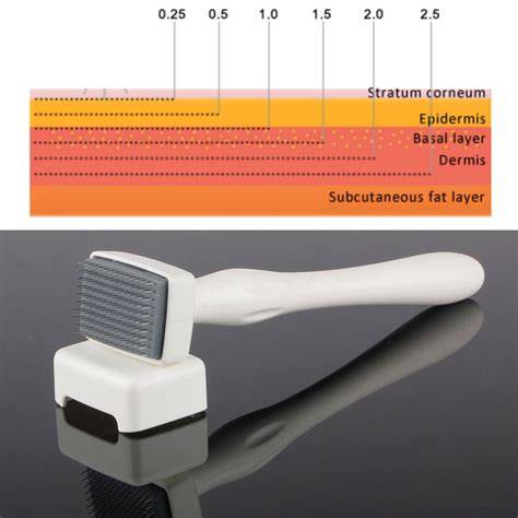 Derma Stamp Skin Stamp Adjustable Tip Mm Stainless Steel For