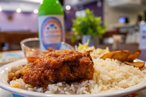 White Rice With Cassava Leaf Akins African Restaurant