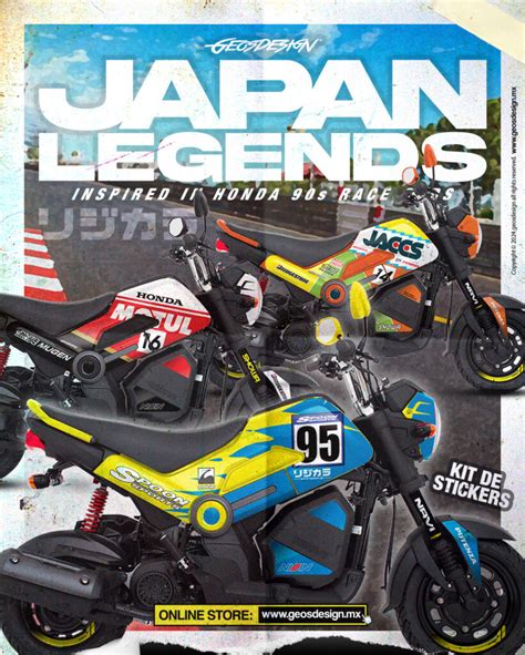 Japan Legends Honda Navi Italika Bit Geosdesign