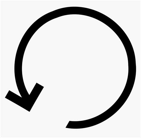 Restart Outline Button Png Transparent Cartoons Restart Outline