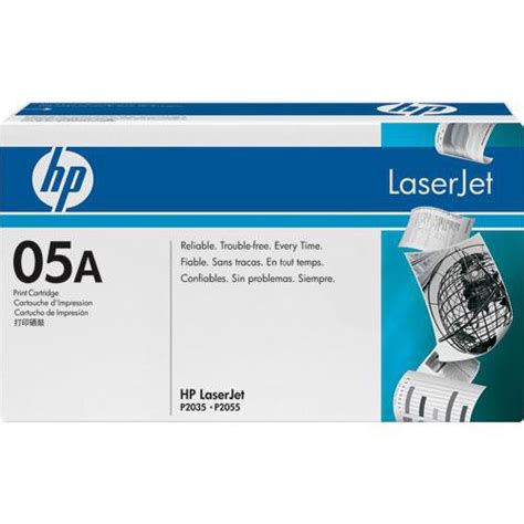 HP LaserJet 05A Black Print Cartridge with Smart Printing CE505A