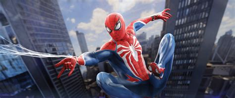 Spider Man in Marvel's Spider-Man 2 2023 Game 4K Wallpaper