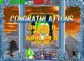 Ending For Puzzle Bobble Puzzle Mode Normal Super Expert Arcade