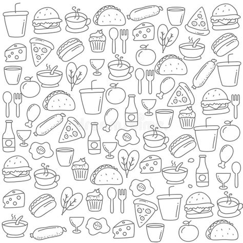 Details Food Doodle Background Abzlocal Mx