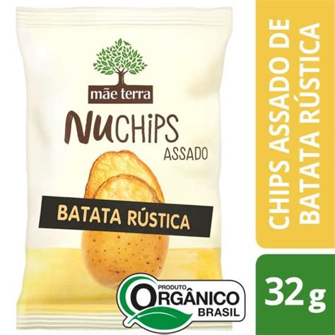 Chips Mãe Terra Batata Rústica Assada E Orgânica 32g Sonda