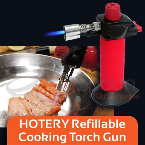 HOTERY Mini Gas Torch Lighter Fire Torch Gun Blow Torch Lighter ...