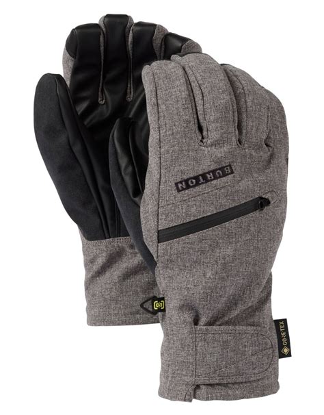 Burton M Gore Tex Under Glove Gray Heather Guantes De Esqu Snowleader