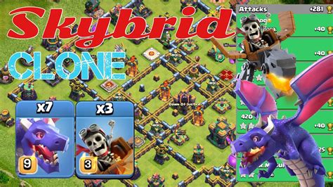 3 Clone Spell Skybrid Strategy Th14 Dragon Dragon Rider Legend