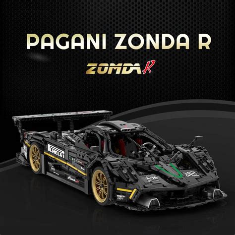 Pagani Zonda R X Brand 220907 Technician with 4500 Pieces - MOC Brick Land