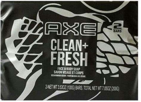 Axe Face En Body Soap Clean Fresh Set Van 2 Zeepjes Zwart Wit