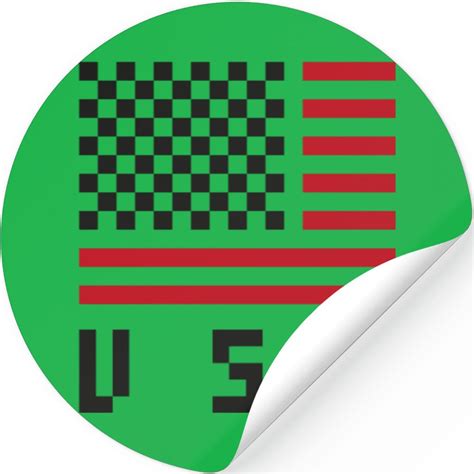 USA Flag / Pixel Art / Font Designed & Sold By Cruz