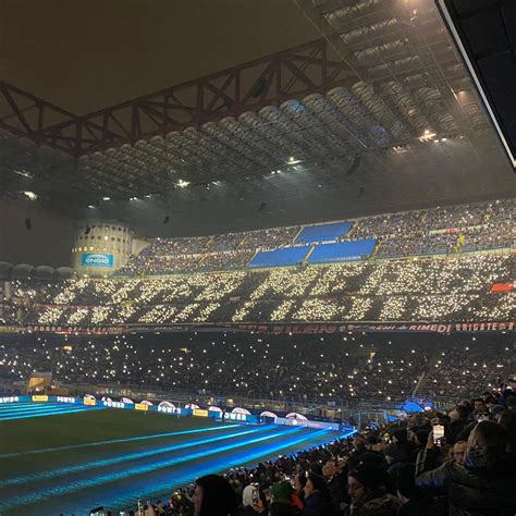 Inter Milan Il Derby Delle Coreografie Foto Sportmediaset