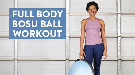 Full Body Bosu Ball Workout Youtube