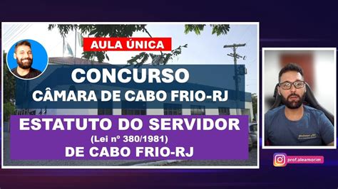 Estatuto Dos Servidores De Cabo Frio Rj Lei N Concurso