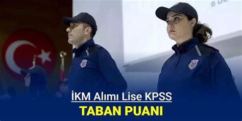 Lise Kpss Infaz Koruma Memuru Al M Taban Puan Ka Te Gardiyanl K