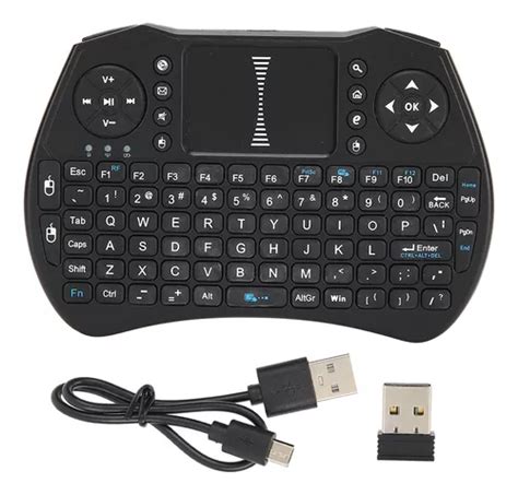 Mini Teclado Remoto Sem Fio Qwerty Keypad 2 4 Ghz Usb Parcelamento