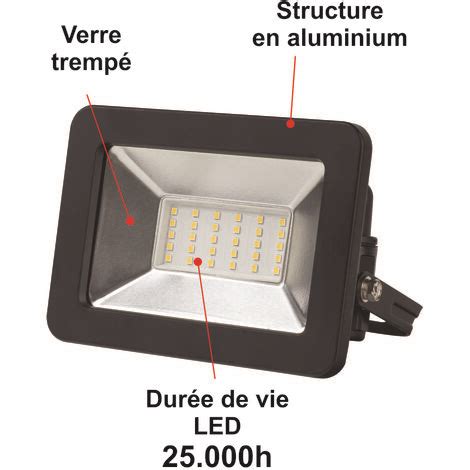 Projecteur Led W Lm K Ip Connexion En Direct Garantie Ans