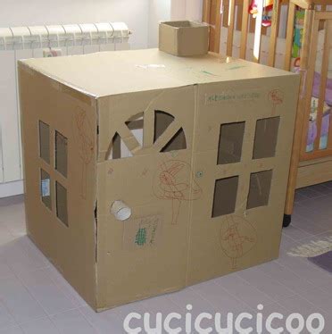 Cardboard Box House