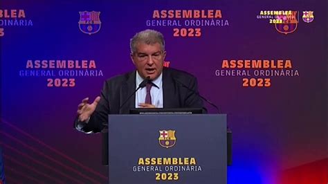 Joan Laporta Desafía Al Real Madrid El Mejor Barça De La Historia Volverá Vídeo Dailymotion