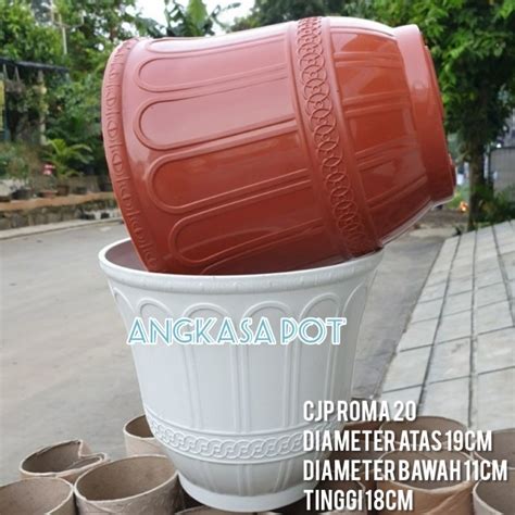 Jual Pot Bunga Roma Cjp Citra Jaya Pot Tinggi Pot Cantik Pot Pirus