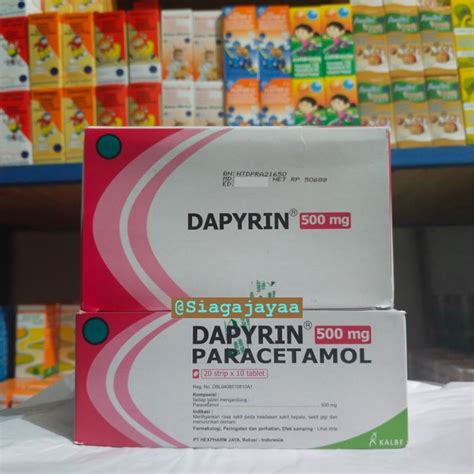 Jual Dapyrin Mg Tablet Shopee Indonesia