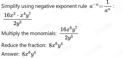 Solved Bentuk Sederhana Dari 16x 2y 3 2x 4 Y 7 Adalah Math