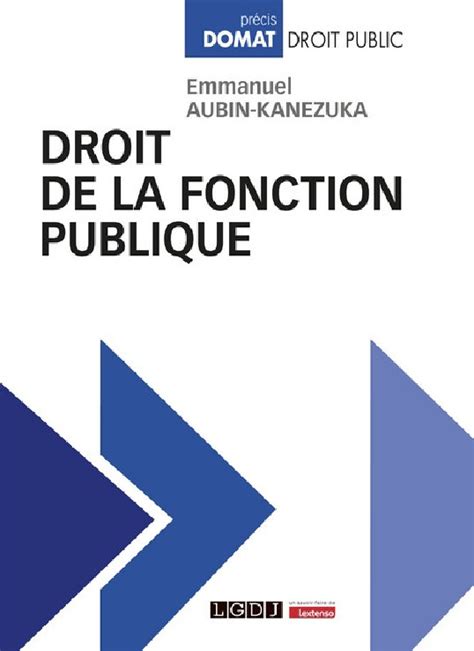 Ebook Droit De La Fonction Publique Emmanuel Aubin Kanezuka Re