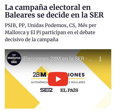 Jorge Campos Asensi On Twitter Que Dice La SERmallorca Que La