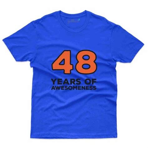 48 Years Awesome T Shirt 48th Birthday Collection Cultural T Shirt