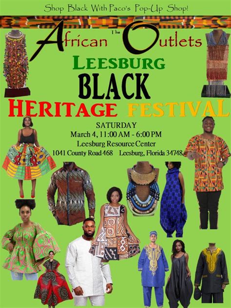 Leesburg Black Heritage Festival 2023 - The African Outlets Vending ...