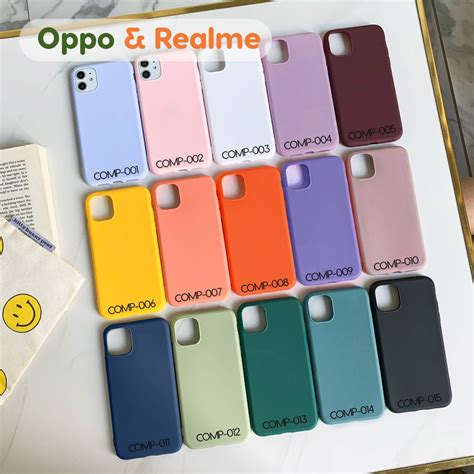 Jual Acc Box Seri Oppo Realme Softcase Silikon Macaron