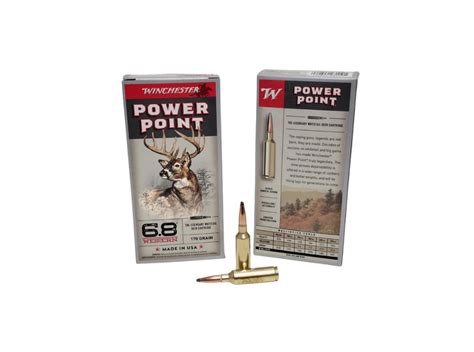 Winchester 6 8 Western 170 Grain Powerpoint 20 Rounds Box [no Tax Outside Texas] Kir Ammo