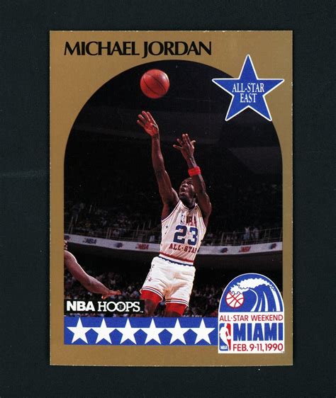 Michael Jordan Nba Hoops All Star Hof Chicago Bulls Nm Mt Ebay