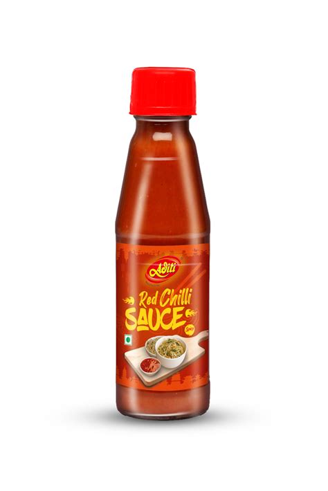 Aditi Red Chilli Sauce Packaging Type Glass Bottle Packaging Size 200 Gm At Best Price In Sangli