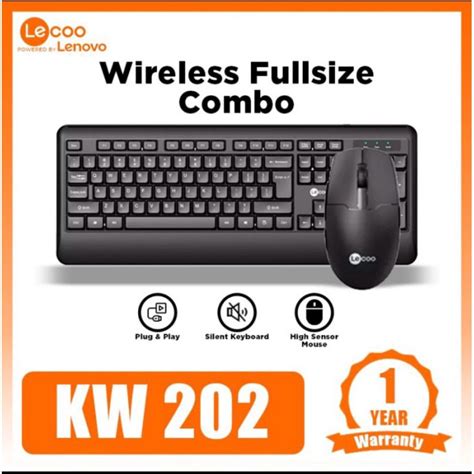 Jual Lecoo By Lenovo Kw Combo Wireless Mouse Keyboard Shopee