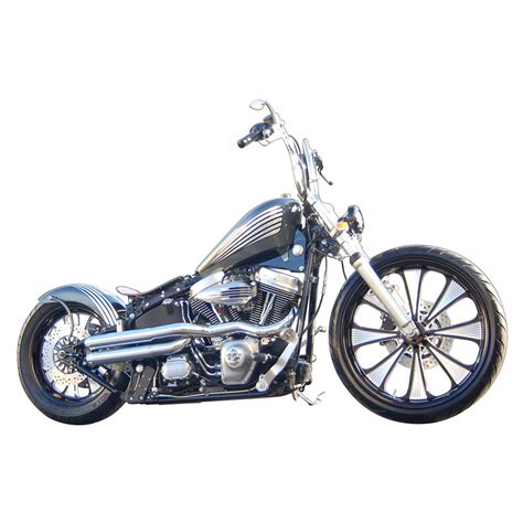 Custom Chrome Rigid Style Lucky Sucker Rear Fender For Harley Softail