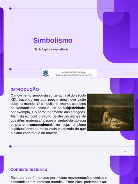 Simbolismo: Poesia e Contexto Histórico | PDF