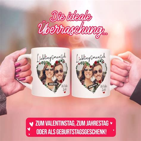 Fototasse Ich Liebe Dich Innen Henkel Dunkelgrün Print Royal