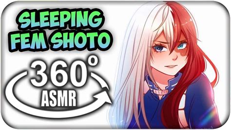 Sleeping With Female Todoroki Shoto~ {360º Asmr} My Hero Academia 360 Vr Mot Team Youtube