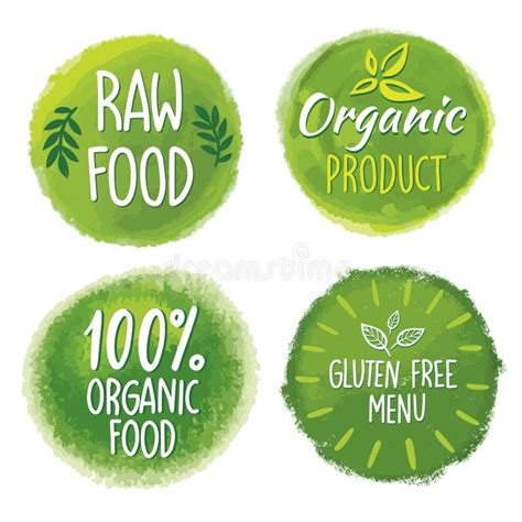 Bio Ecology Organic Logos And Icons Labels Tags Hand Drawn Bio