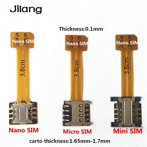 Hybrid Double Dual Sim Card Sd Adapter Extender Nano Micro Mini Sim