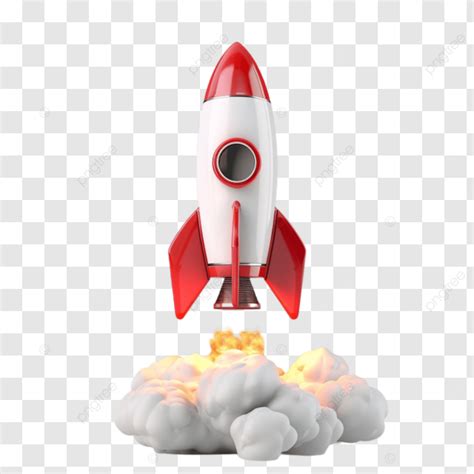 Cartoon Space Ship Rocket Taking Off Cartoon Spaceship Rocket Taking