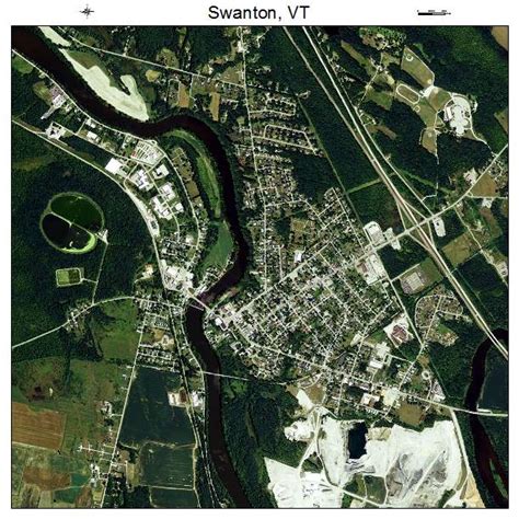 Aerial Photography Map of Swanton, VT Vermont