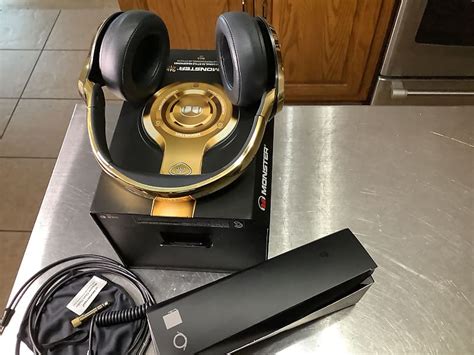 Monster 24k Over The Ear Dj Headphones Goldblack Reverb