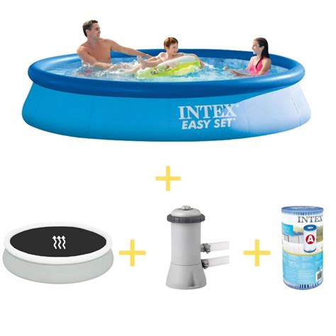 Intex Zwembad Easy Set 366 X 76 Cm Inclusief Solarzeil