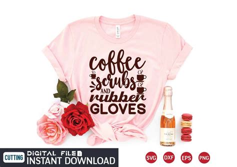 Coffee Scrubs And Rubber Gloves Svg Graphic By Svg Design Shop · Creative Fabrica