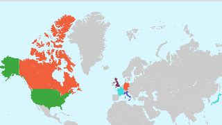 G7 Countries On World Map