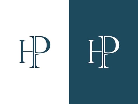 Lettre Hp Ou Ph Logo Vecteur Belle Conception De Logotype Pour L Image