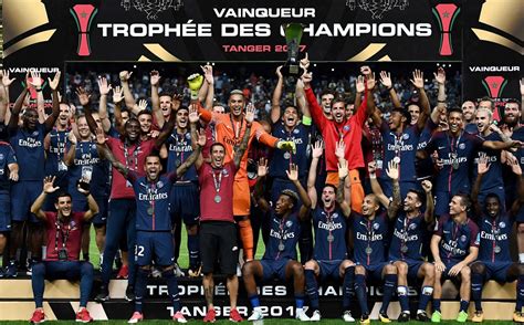 FOOTBALL Trophée des champions cinq à la suite pour le PSG