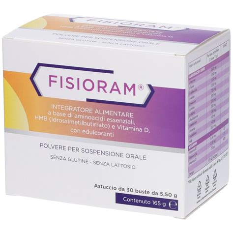 Fisioram Integratore Aminoacidi HMB Vitamina D 30 Bustine